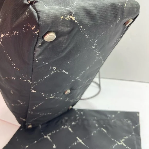 Chanel Travel Line in Black  and white nylon , with nylon dust bag. - Picture 7 of 16